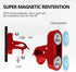 2-Pack Magnetic Golf Holder Clip for Golf Cart with Hook Design, Aluminum Alloy Golf Cart Hold with Secure Grip & Hook
