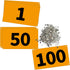 UISKOOPW Race Bib Numbers for Tryouts,Running Bibs with Pins for Races,Marathon,Track,Field Competitor Audition