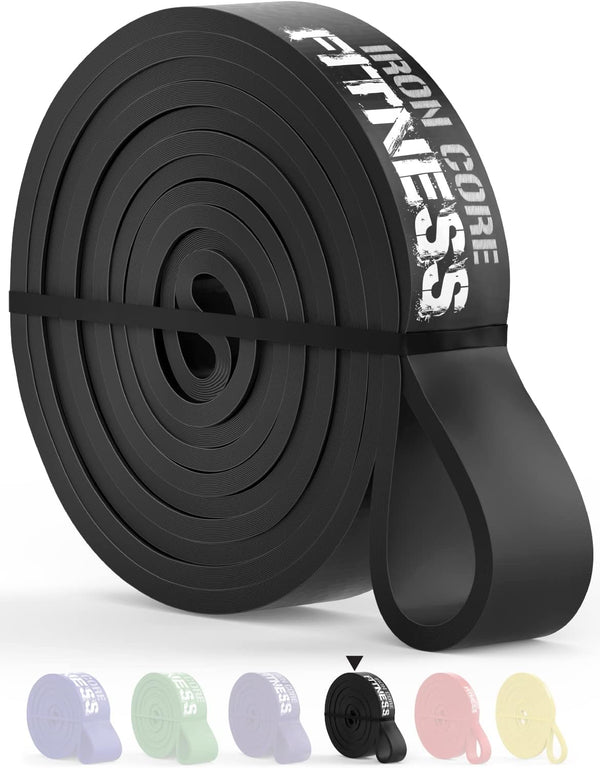 Pull Up Assistance Resistance Bands by Iron Core Fitness - Strength Training at Home or Gym