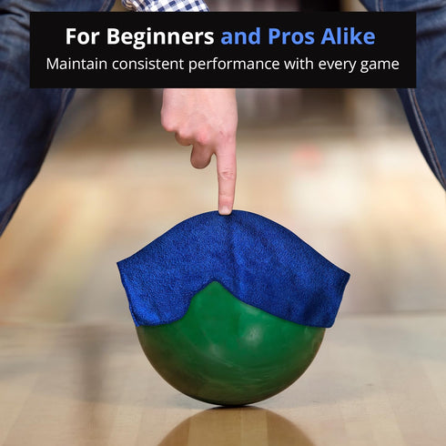 3-Pack 11.25"x11.25" Bowling Ball Cleaner Polishing Cloths Oil, Scuff, and Belt Mark Cleaner - Restores Tack
