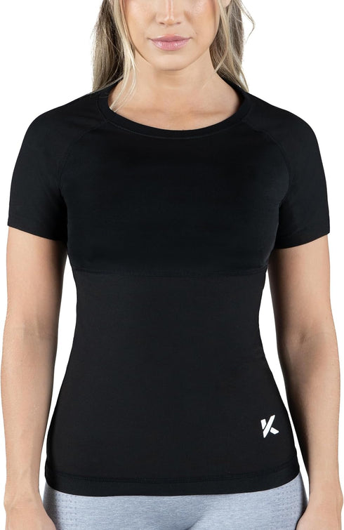 Kewlioo Women's Sauna Suit Top - Heat Trapping Compression Sweat Vest for Enhanced Fitness