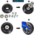TOBWOLF Inline Skate Axle Spacer Screw Replacement - Aluminum Alloy Rollerblade Skate Wheel Bearing Spacer with Axle &