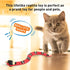 FauKait Cat Toys Snake Interactive,Kitten Toys,Realistic Smart Sensing Snake Toy,USB Rechargeable,Automatically Sense