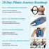IyenFit Set 5 14 inch Sets Pilates Ring and Small Ball for Women with Resistance Bands, Magic Circle Home Workout