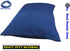 DIY Heavy Duty Durable Blue Denim Jean Pet Dog Pillow Cover + Internal Waterproof Resistant Case Set for Small Medium