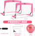 OKWUYiK 4Pcs Set 2Pcs 2x1.5ft 1Pcs 1Pcs 2 Soccer Goals Soccer Nets Ball Pump Indoor Soccer Nets for Kids with Size