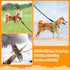 Vivifying Long Dog Leash, 20ft Reflective Training Leash for Outside, Soft Handle for Beach and Swimming (Black)