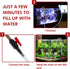 Dreyoo Aquarium Fish Tank Hook Water Changer - Efficiently Fills Your Water, Aquarium Vacuum Filler for Fish Tank