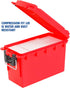 Sheffield 12636 Waterproof Field Box, Pistol, Rifle, or Shotgun Ammo Storage Box, Tamper-Proof Locking Can, Made in The