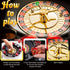 Bo-Toys Set (2 16 Drinking Game Glass Roulette - Drinking Game Balls and Glasses) Casino Style Drinking Game