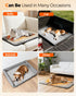 WONONE Self Warming Pet Pad, Super Soft Thermal Dog Crate Bed Pad for Crate, Sofa, Floor Washable Anti-Slip Self