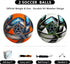 Soccer Ball Size 5 for Youth and Adults, Indoor/Outdoor Training Ball with Pump, Net Bag, Gift Box