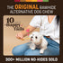 40 Count Pack Earth Animal No Hide Stix - Long Lasting Rawhide Free Small Dog Chews Sticks, Chicken - Extra Value