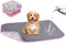YUEPET Waterproof Dog Blankets, 2 Pack Washable Fleece Flannel Puppy Blanket, Soft Plush Reversible Throw for Small