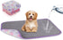 YUEPET Waterproof Dog Blankets, 2 Pack Washable Fleece Flannel Puppy Blanket, Soft Plush Reversible Throw for Small