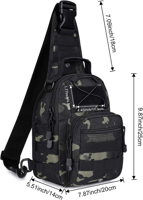 G4Free Outdoor Tactical Bag Backpack - Military Sport Sling Shoulder Backpack
