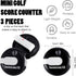 Frienda Golf Score Counter, Mini Stroke Counter with One Touch Reset, Simple Attachment to Scorekeeper Glove