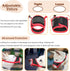HEELE Dog Muzzle, Soft Nylon Anti Biting Barking Chewing, Air Mesh Breathable Adjustable Loop Muzzle for Small Medium