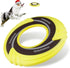 SKIPDAWG Interactive Dog Tug Toy, Dog Flying Disc Water Toy, Non-Toxic Light TPR/Nylon Fabric, 9 Inches Diameter