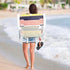 220 LBS Backpack Wide Low Beach Chair, Heavy Duty, XL Oversized Portable Folding Camping Chairs for Outdoor/Trip