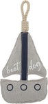 Pavilion Gift Company - Boat Dog - Dog Toy On Rope Tug