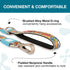 Max & Molly Classic Dog Leash, Durable Neoprene Fabric, Comfort Grip Handle, Brushed Silver Hardware, Machine Washable