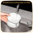 4 Pieces Plastic Tilted Elevated Cat Bowls, White Raised Cat Food & Water Bowls for Flat Faced Cats