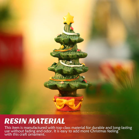Christmas Aquarium Decoration Set: Christmas Fish Tank Decorations Xmas Tree Figure Present Box Miniature Resin Micro Landscape Ornaments for Fish Tank Supplies Table Decor by balacoo