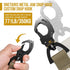 Bungee Dog Leash - Tactical Training Leash with 2 Control Handles, Quick Release Nylon Rope (Tan)