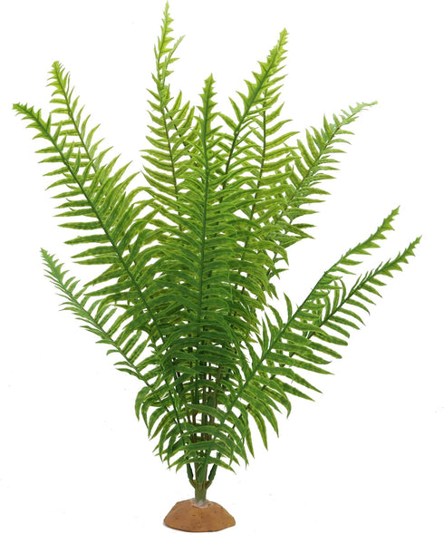 JIHAQUA Fake Fern Plants, Reptile Plastic Terrarium Decor, Reptiles Amphibians Tank Accessories for Crested Gecko