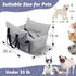 Novelledo 30 lbs,Portable Dog Car Seat for Medium/Small Dogs,Pet Car Seat Travel Bed Detachable Washable Dog Booster