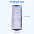 Fish Tank Filter Cartridge, 6Pcs Aquarium Filter Cotton Replacement, Wall Mounted Filter Accessory Cartridge Carbon Supplies