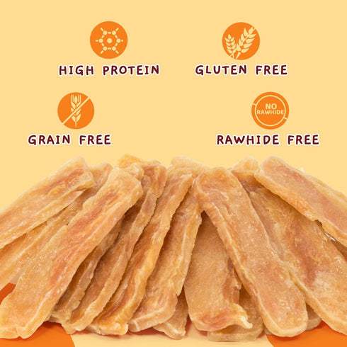 10.6 Jungle Calling Dog Treats Chicken Jerky Training Treats, Slow Roasted Snacks for Medium and Large Dogs Chewy