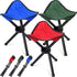 Beeveer 3 Pack Folding Camping Stool Portable Small Collapsible Chair Tripod Stool