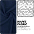 Small Magnetic Golf Towel, Microfiber Waffle Design with Clip, Industrial Strength Magnet for Golf Bags and Carts
