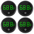 ACEIRMC 4pcs Fish Tank Digital Thermometer Accurate LED Display to 0.9F Tank