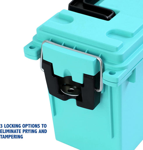 Sheffield 12633 Ammo Storage Box, Protects Hunting Gear, Water and Dust Resistant, Stackable, Made in USA