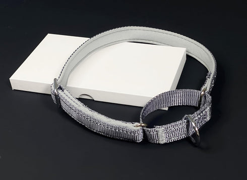 Martingale Dog Collars: Reflective Safety Puppy Collar, Adjustable Soft Nylon Training Collar for Small Medium Large