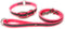 Regal Dog Products Medium Pink Reflective Dog Collar and Leash Set - Waterproof Biothane with Heavy Duty D Ring