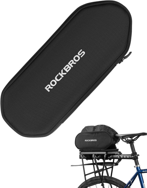 ROCKBROS Foldable Bike Bag for Rear Rack, Durable, Expandable, Versatile, 5L Capacity