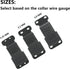 Herm Sprenger Quick Release ClicLock Buckle for Dog Training Prong Collar - Black Stainless Steel for Small Medium