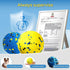 (4 Kimee Dog Balls Tennis Ball Toys Dog Toys for Aggressive Chewers Durable Teething Chew Toys Water Toy Fetch Ball
