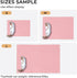 Luciphia Premium Fleece Dog Puppy Blanket, Soft Sherpa Calming Cat Blanket for Small Medium Pets (Pink, 30x20 inches)