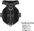 ICEFANG GN8 Tactical Dog Harness, Reflective Training Walking K9 Vest, No-Pull Front Leash Clip, Adjustable (Black,