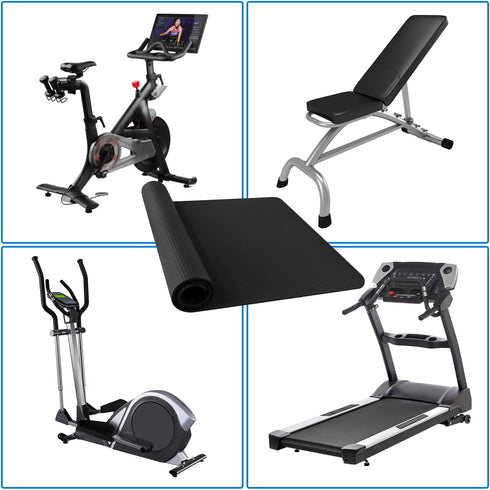 SLIPEXSAFE Treadmill Mat,Bike Mat,Stationary Bike Mat,Foldable Treadmill Mat for Hardwood Floors,Under Exercise Bike