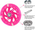 WIOSEIOC Bike Training Wheels, Thicken Stronger Flash Mute Wheel, Adjustable Stabilizer for 12/14/16/18/20 Inch Bikes