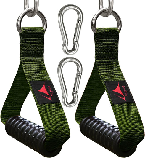 Heavy Duty Gym Exercise Handles Attachment for Cable Machine, Resistance Band, Home Fitness Equipment
