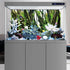 AWERT 36x24 inches Tree Branches Aquarium Background - Green Algae River Bed & Lake Fish Tank