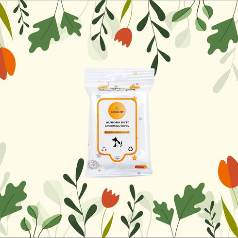 Pet Grooming Wipes | 100% Natural Plant-Based Hypoallergenic Wipes