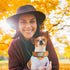 Huhumy 100 Pcs Thanksgiving Fall Dog Bandanas Bulk Autumn Pet Scarf Triangle Dog Neckerchief Bibs Adjustable Washable